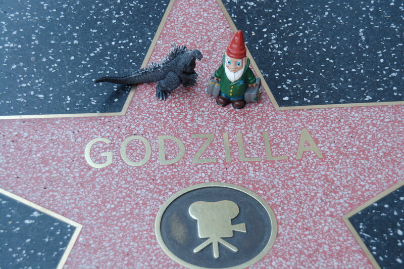 Godzilla star on Hollywood Walk of Fame