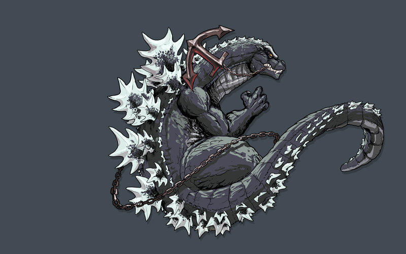 Godzilla with Anchor