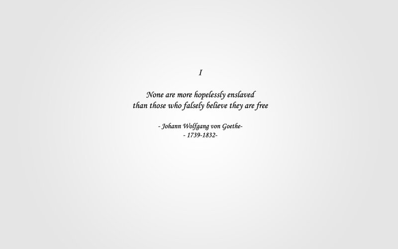 Goethe quote on freedom