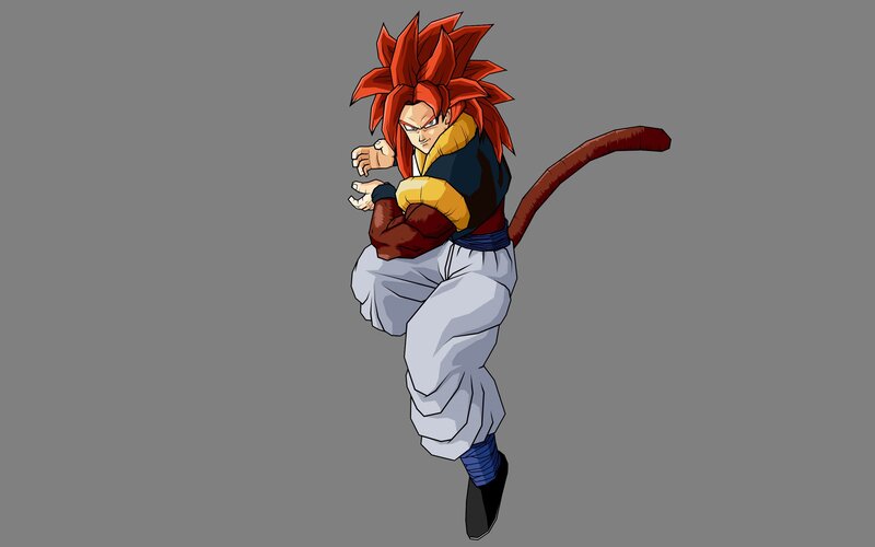 Gogeta in Super Saiyan Form — Red, Intense