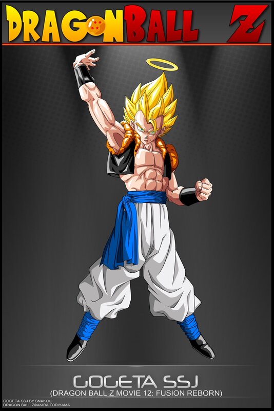 Gogeta in Super Saiyan Form — Yellow, Dramatic, Anime, Angel Halo
