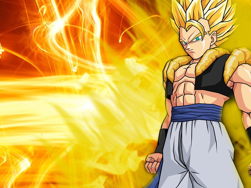 Gogeta in Super Saiyan Form — Yellow, Dramatic