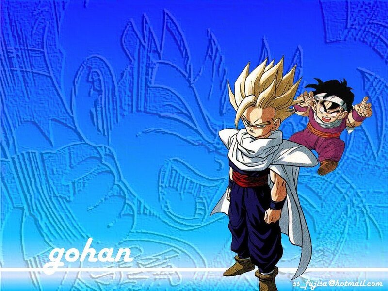 Gohan and Goten in Dragon Ball Z