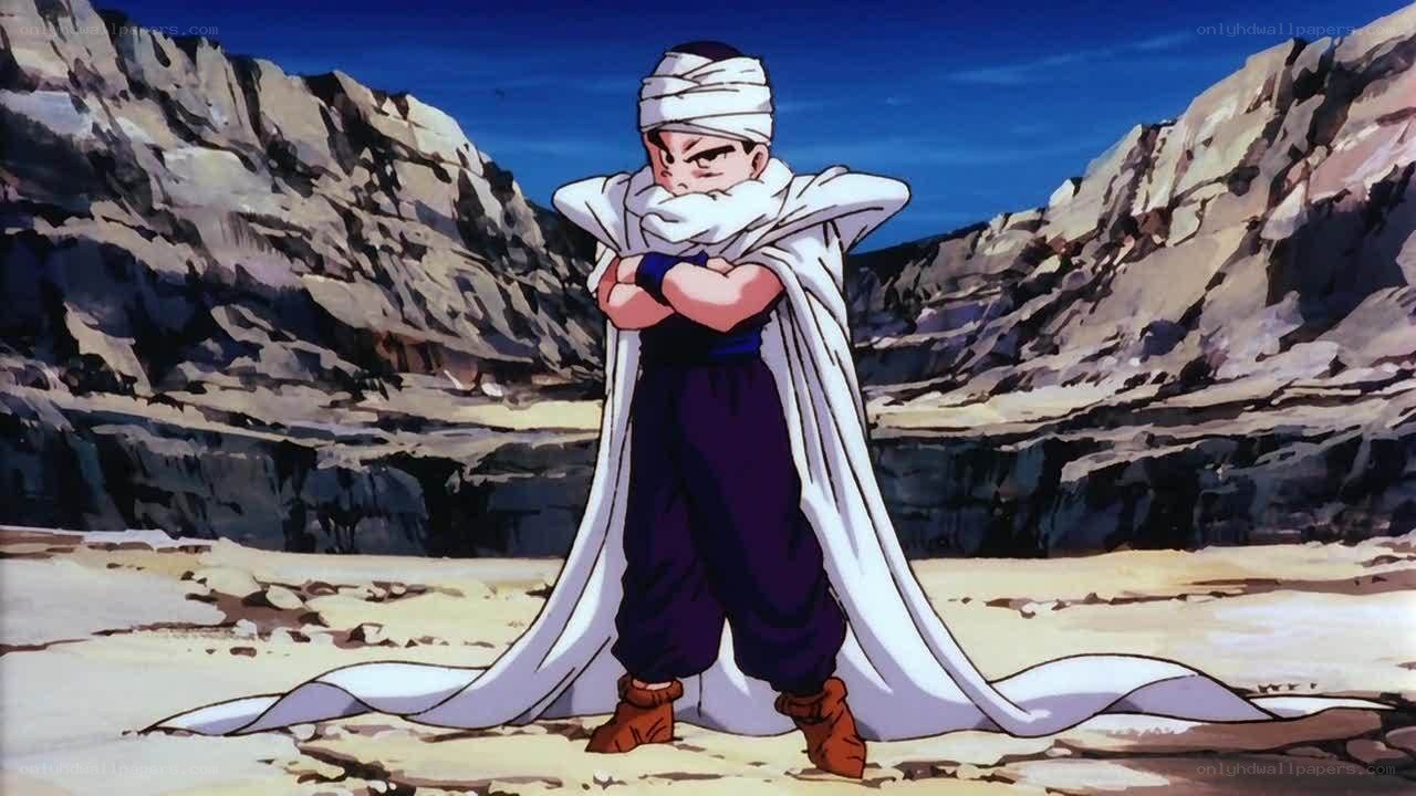 Gohan in a desert