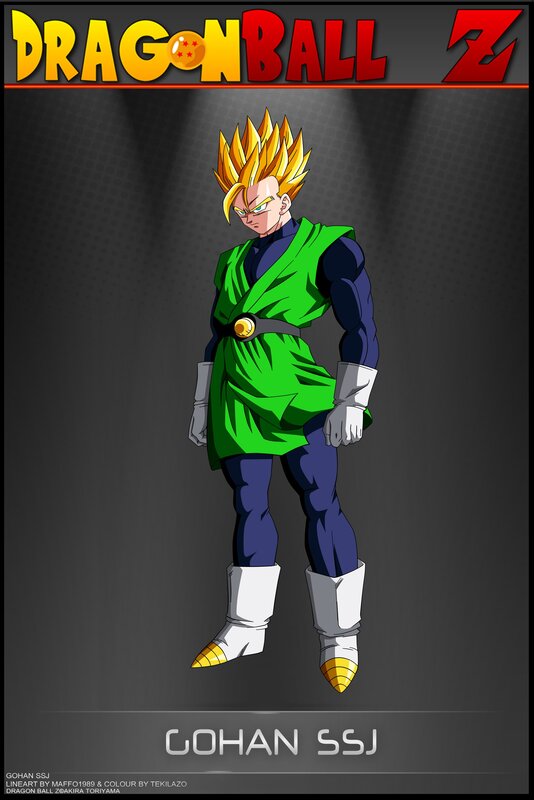 Gohan in Super Saiyan Form — Green