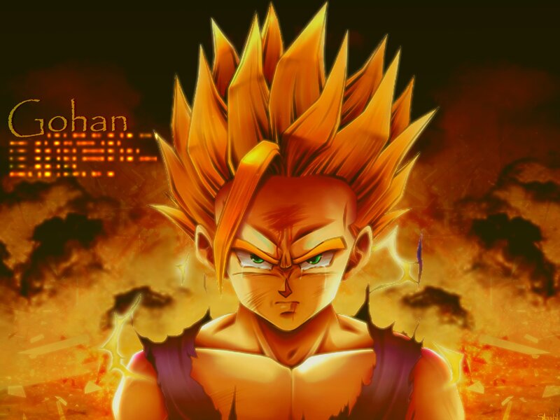 Gohan in Super Saiyan Form — Orange