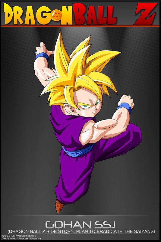 Gohan in Super Saiyan Form — Yellow, Dramatic