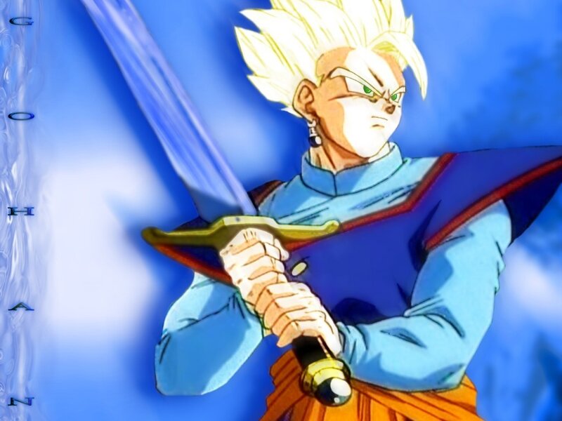 Gohan with sword