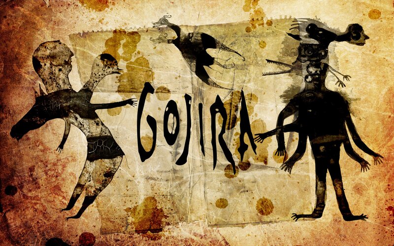 Gojira band logo art