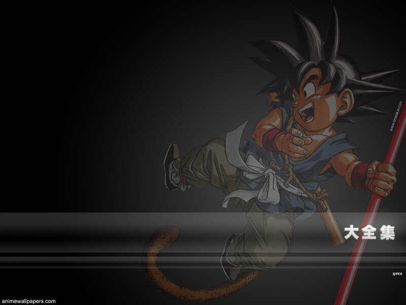 Goku action pose wallpaper