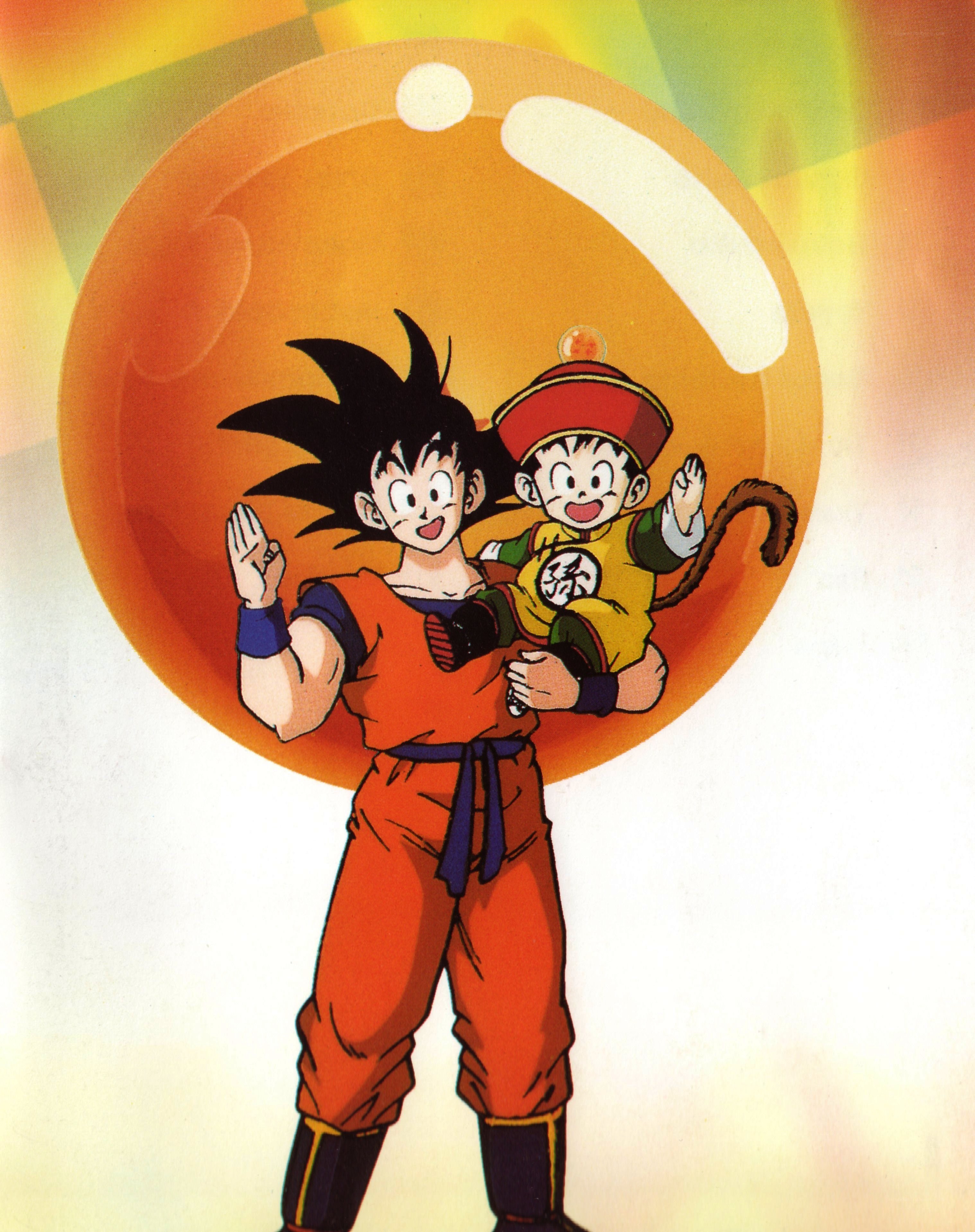 Goku and baby Goten
