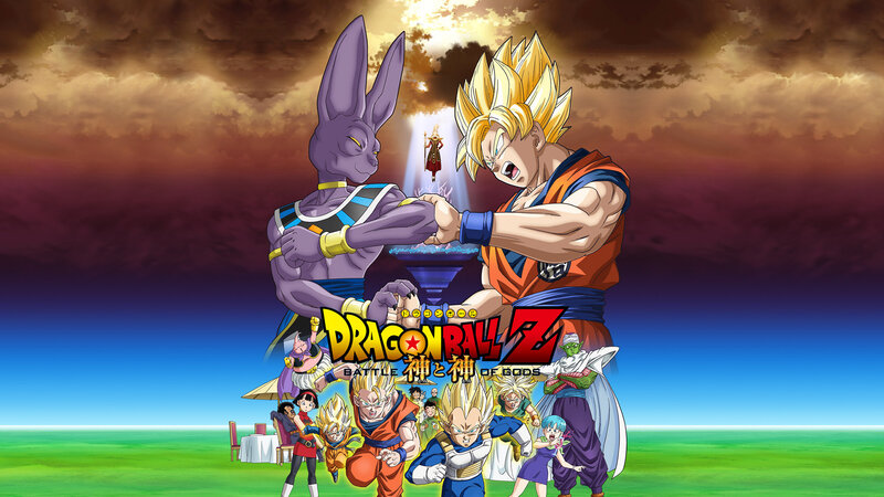 Goku and Beerus Fighting