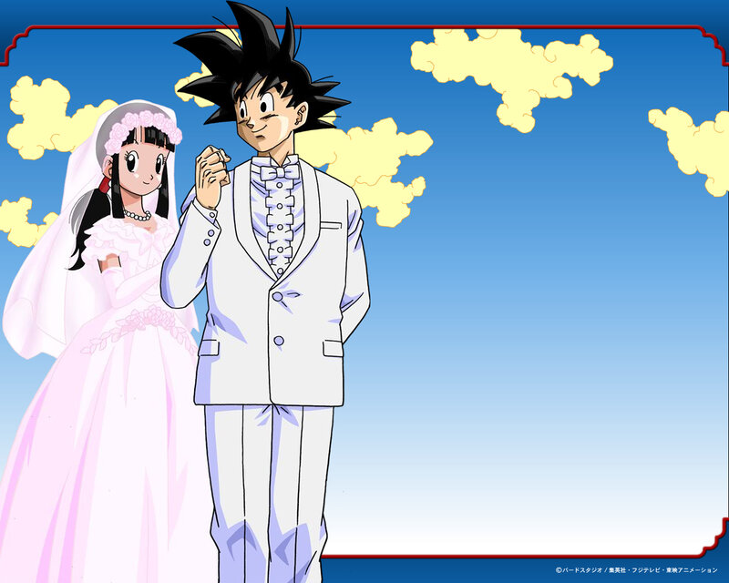 Goku and Chi-Chi's wedding