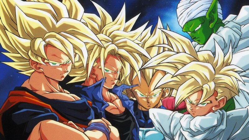 Goku and Friends in Super Saiyan