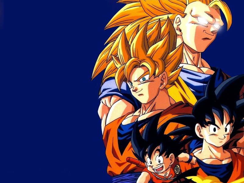 Goku and his transformations