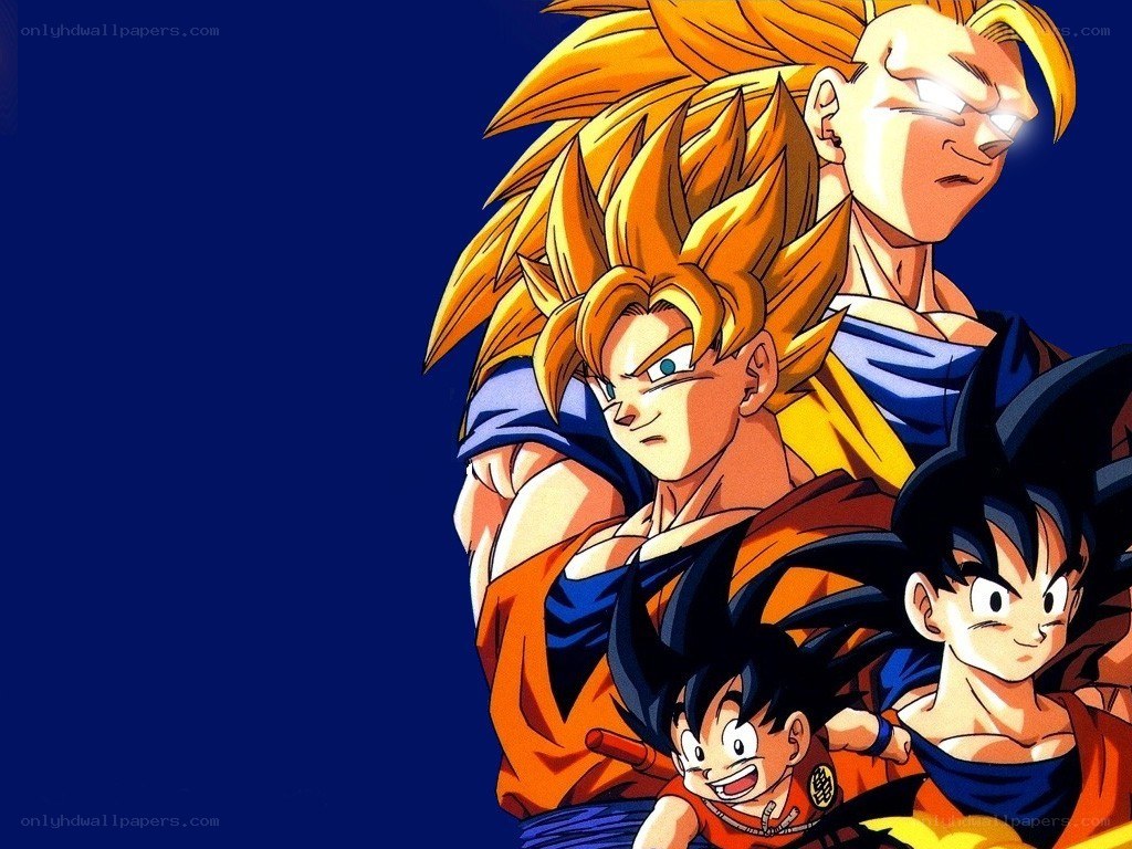 Goku and his transformations