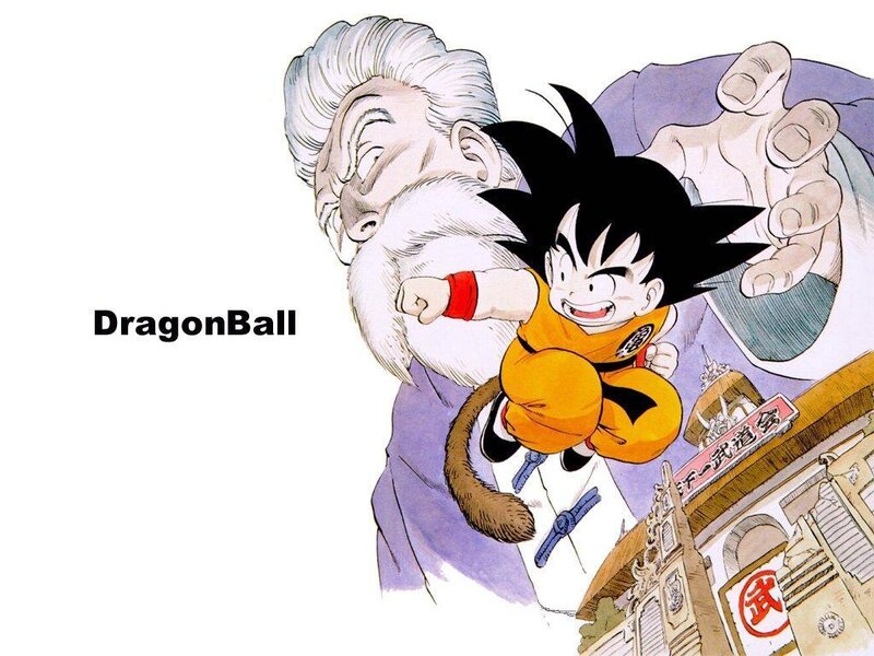 Goku and Master Roshi