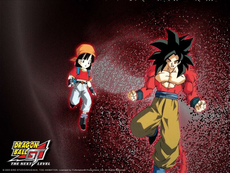 Goku and Pan in Dragon Ball GT