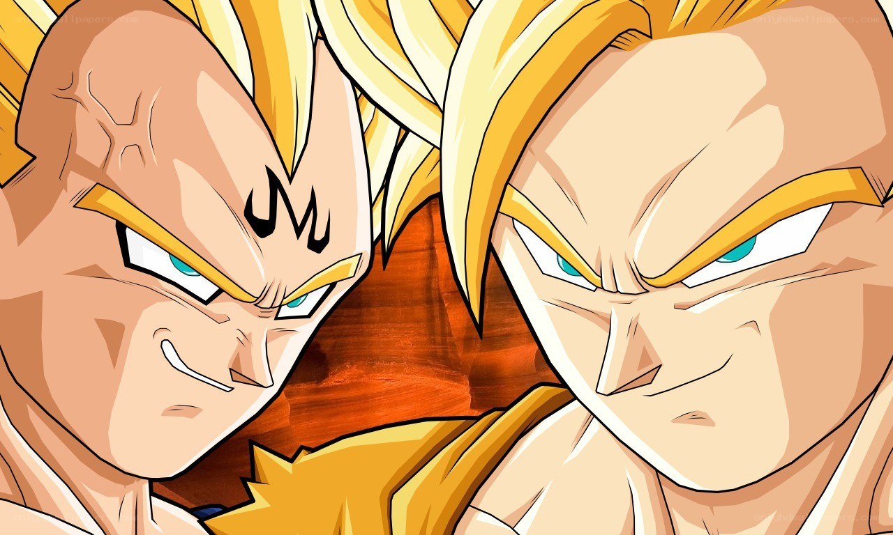 Goku and Vegeta face-off