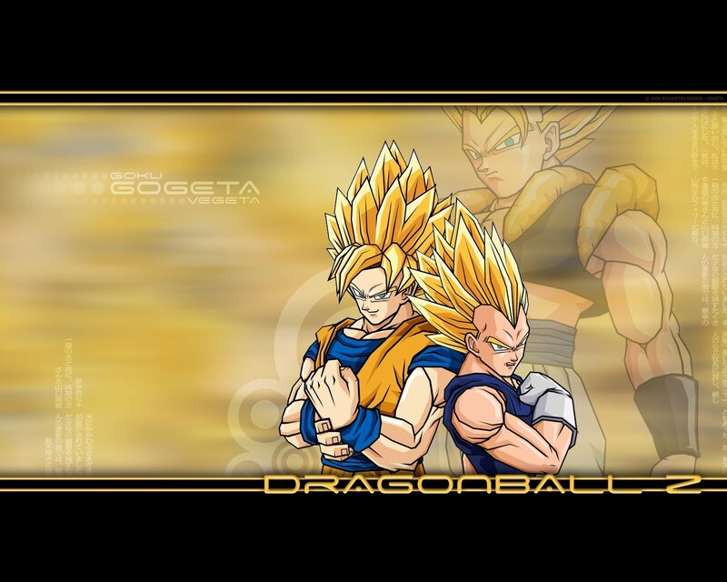 Goku and Vegeta in Super Saiyan form