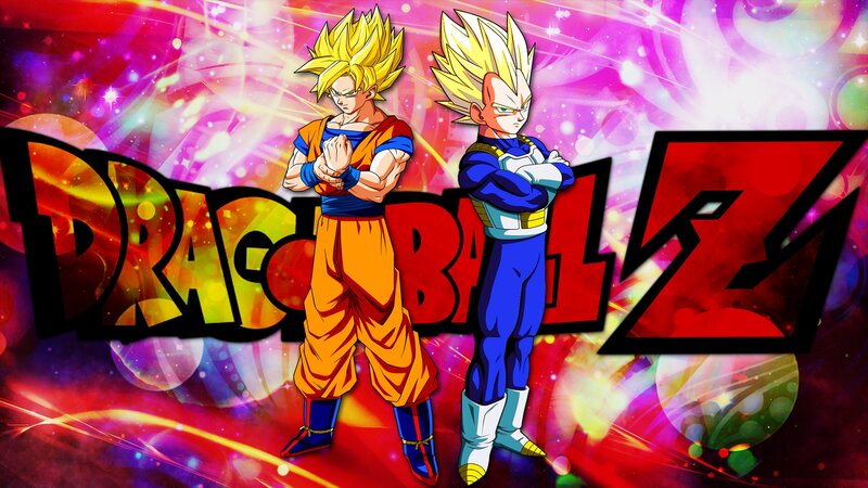 Goku and Vegeta in Super Saiyan — Red