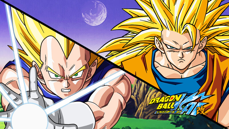 Goku and Vegeta in Super Saiyan — Yellow