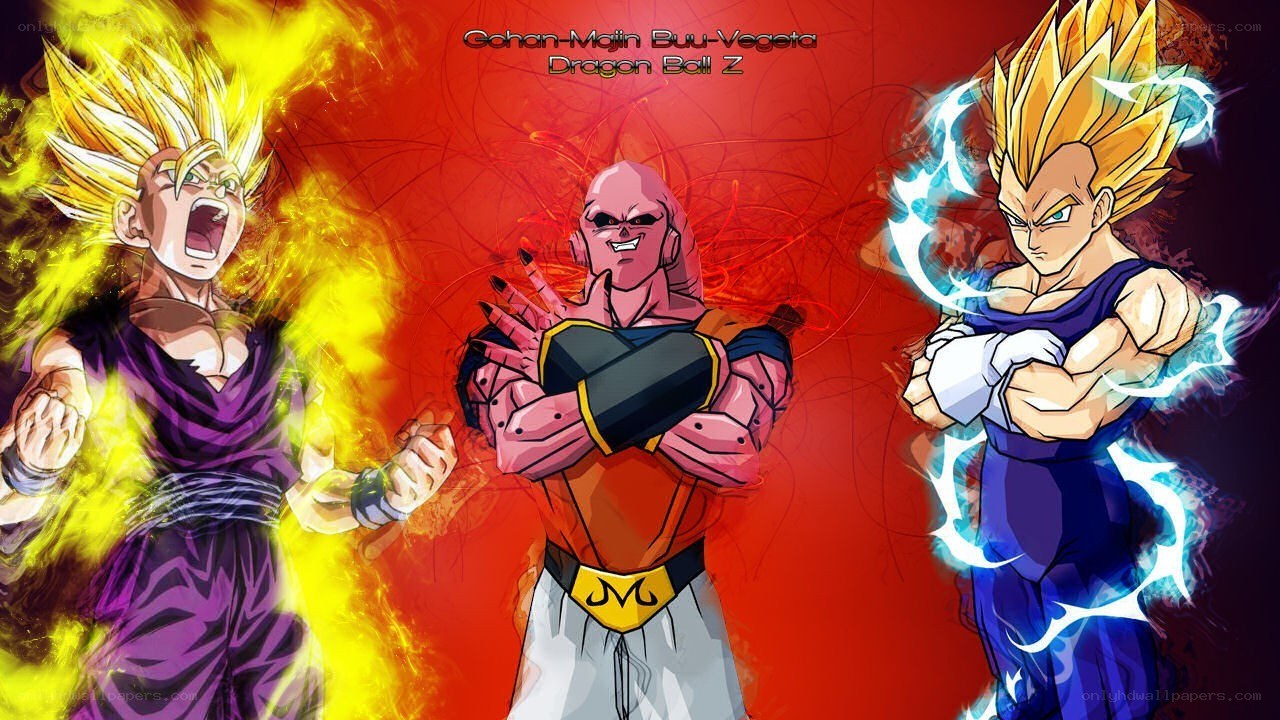 Goku and Vegeta vs Majin Buu
