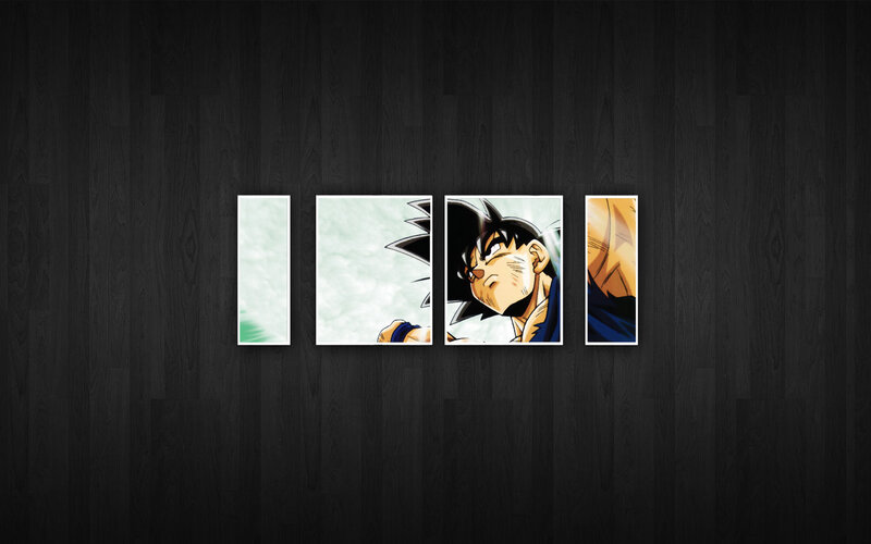 Goku anime collage