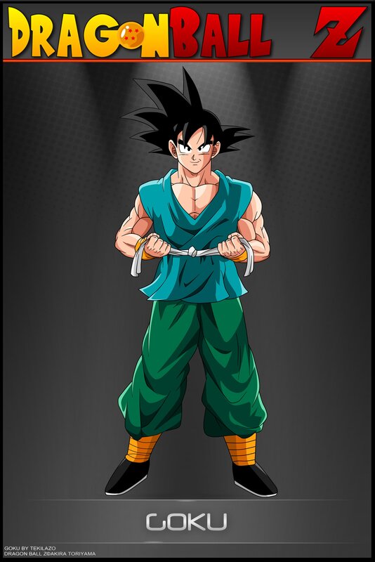 Goku Character — Green