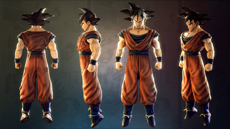 Goku character model render