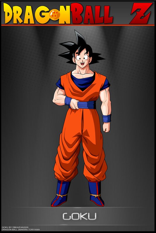 Goku Character — Orange