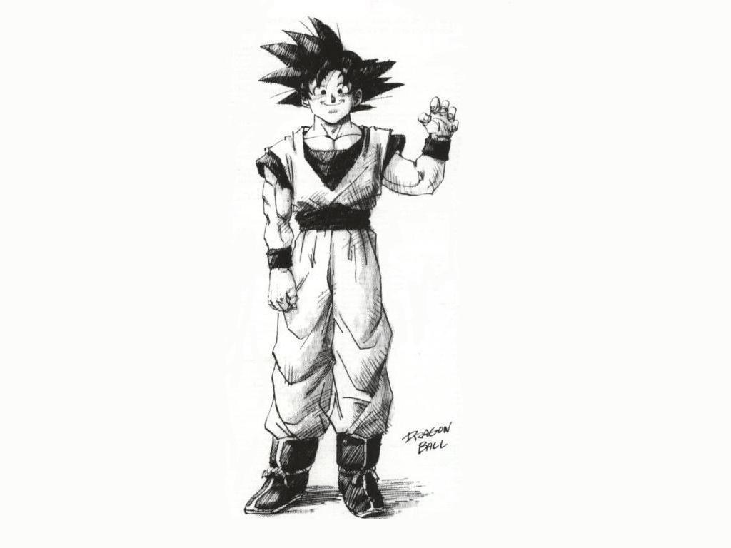 Goku character sketch