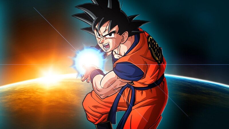 Goku Charging Energy — Orange