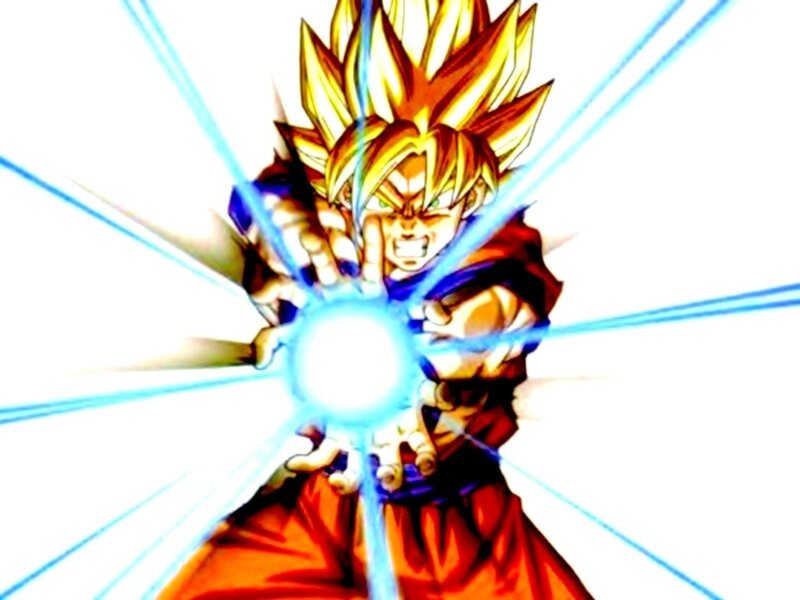 Goku Charging Energy — Yellow