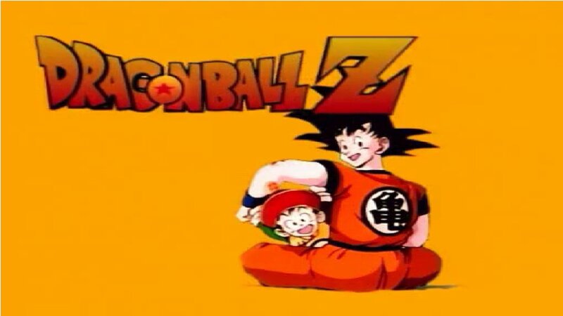 Goku Holding Baby Gohan — Orange
