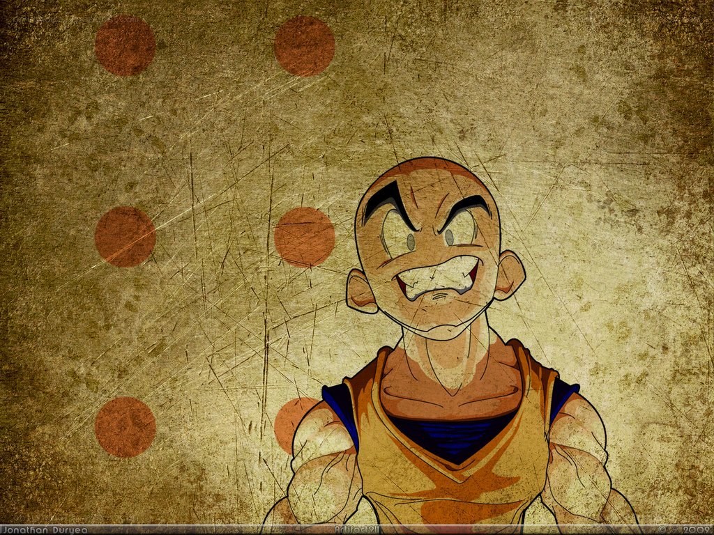 Goku in a battle pose