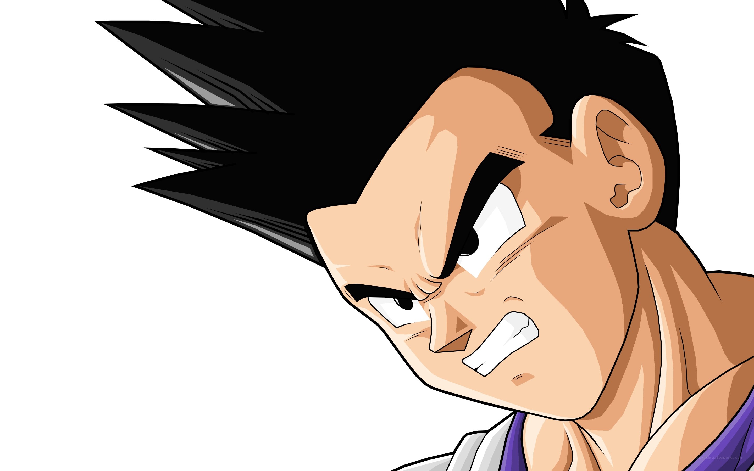 Goku in a fighting stance