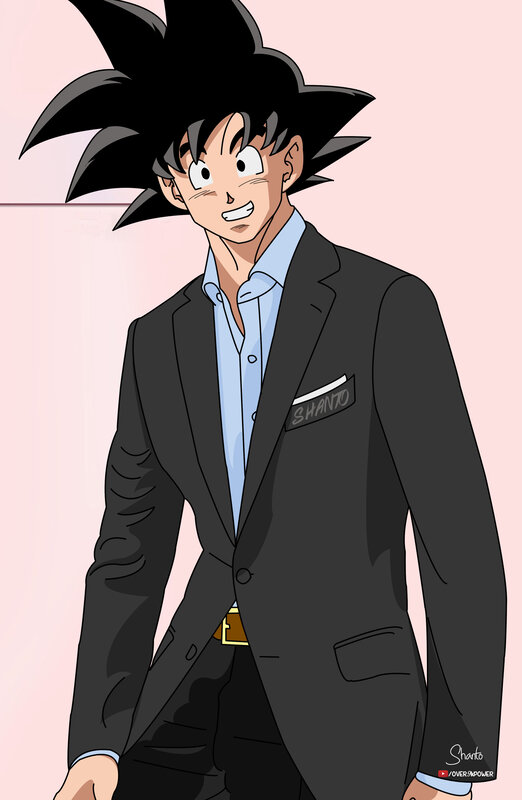 Goku in a Suit
