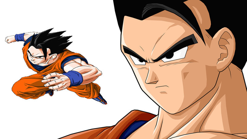 Goku in action