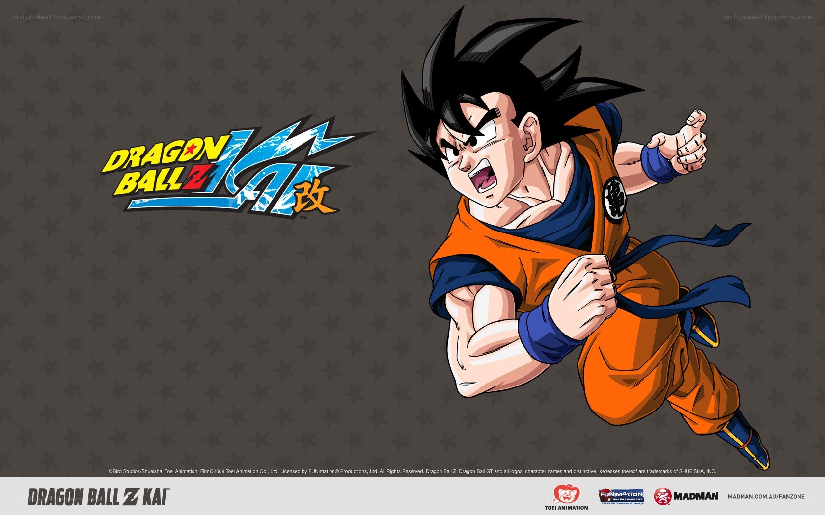 Goku in action from Dragon Ball Kai