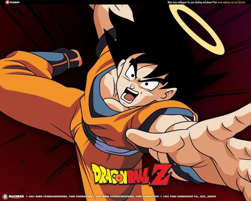 Goku in action from Dragon Ball Z