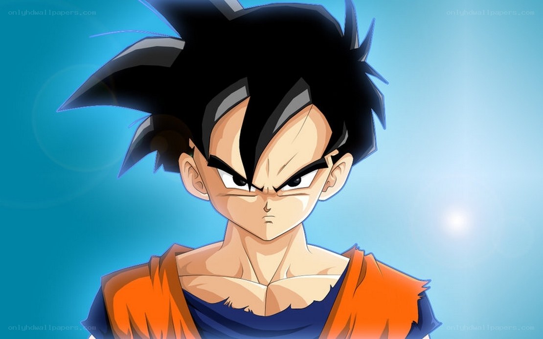 Goku in battle stance