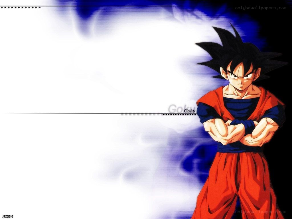 Goku in battle stance