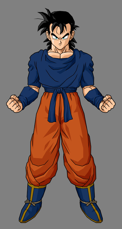 Goku in battle stance