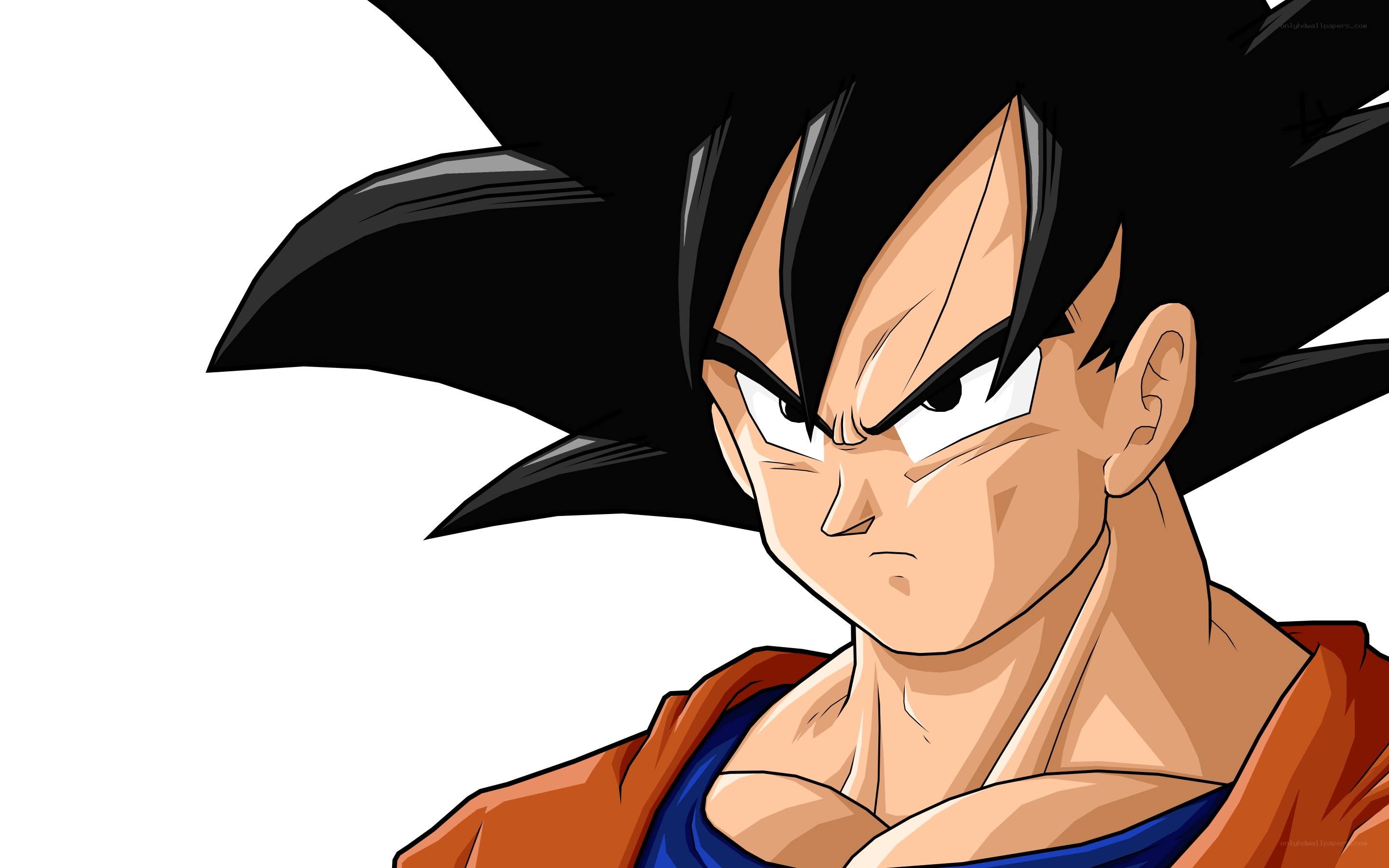 Goku in battle stance