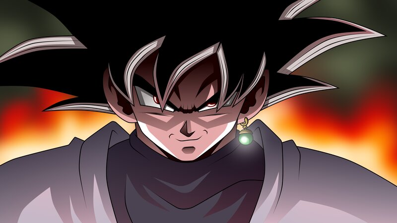 Goku in Black Form — Dramatic