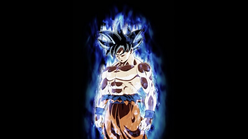 Goku in Blue Aura — Black