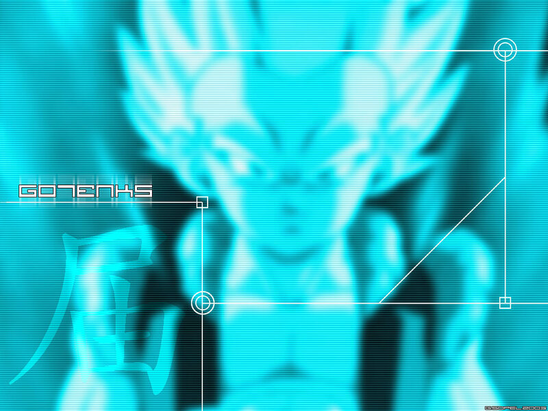 Goku in blue aura