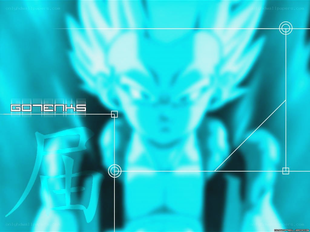 Goku in blue aura