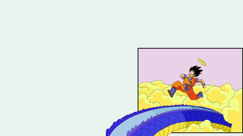 Goku in Clouds